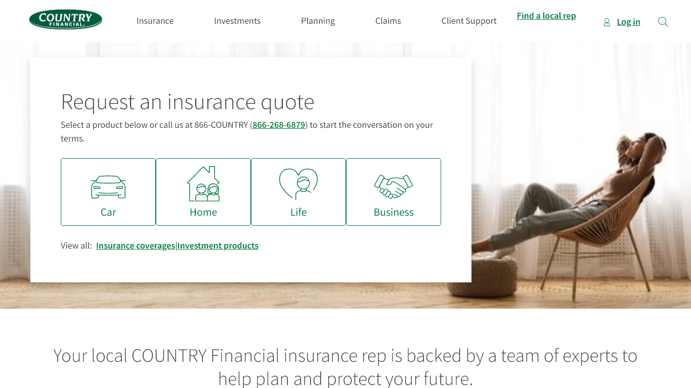 Country Financial: Cheapest Renters Insurance