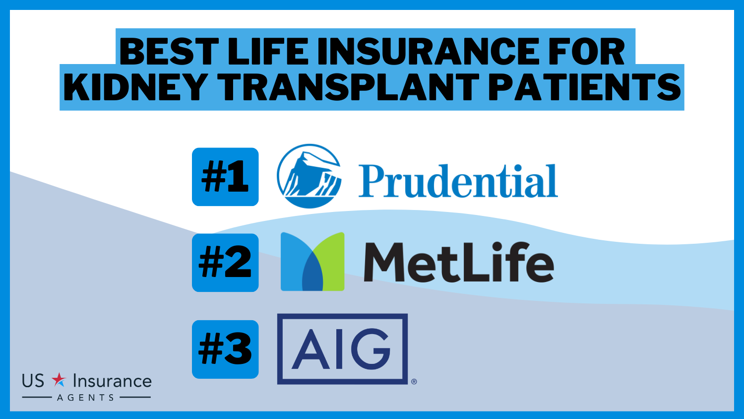 3 Best Life Insurance For Kidney Transplant Patients: Prudential, MetLife, and AIG