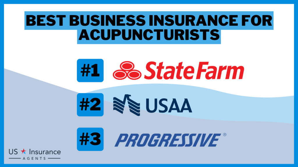 Best Business Insurance for Acupuncturists: State Farm, USAA, and Progressive
