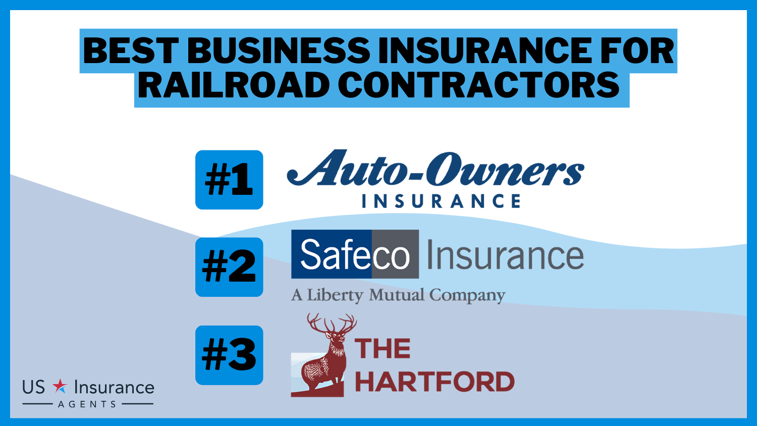 Auto-Owners, Safeco, The Hartford: Best Business Insurance for Railroad Contractors