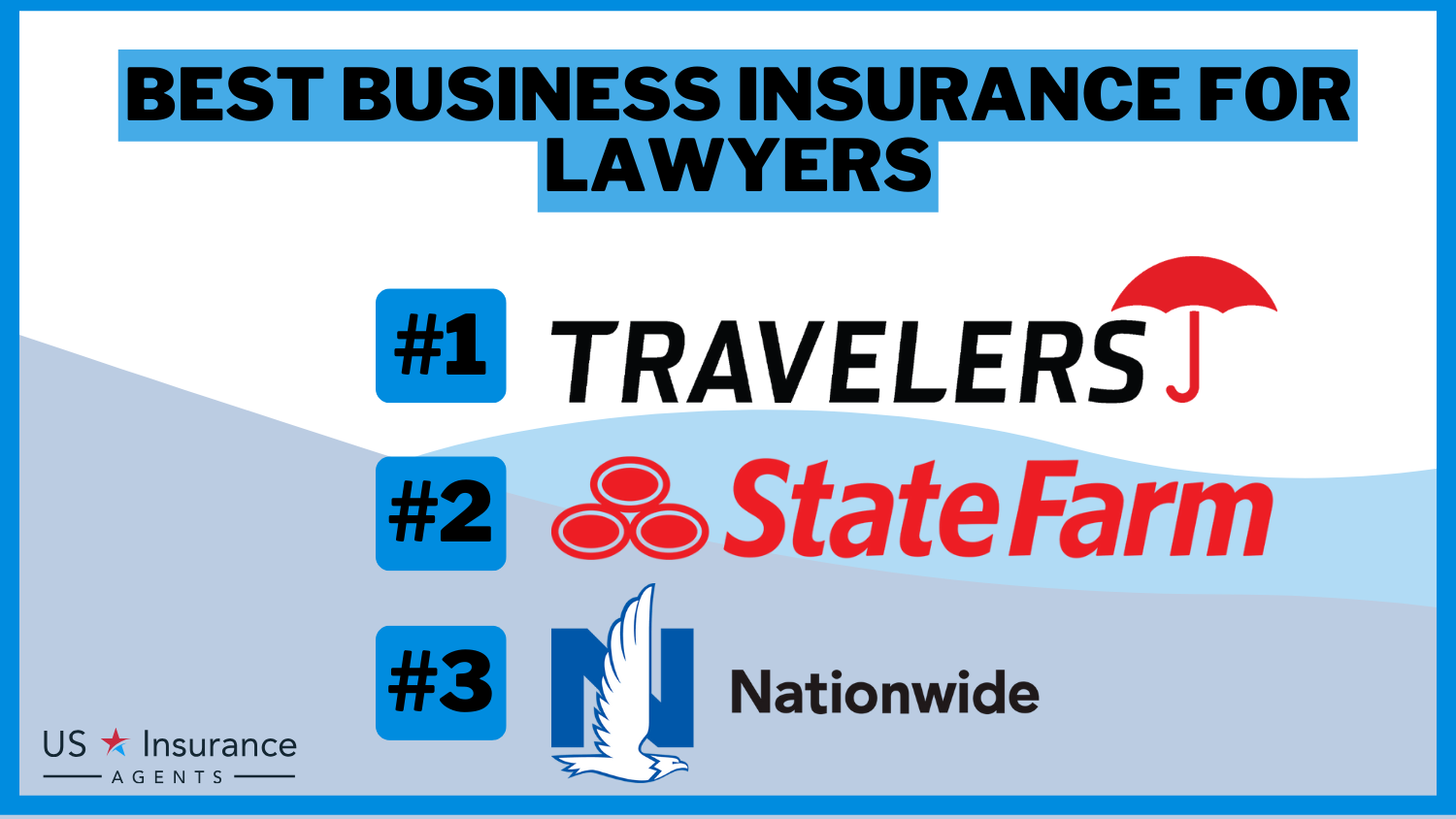 Best Business Insurance for Lawyers: Travelers, State Farm, and Nationwide.