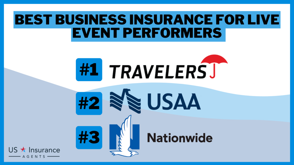 Travelers, USAA and Nationwide: Best Business Insurance for Live Event Performers