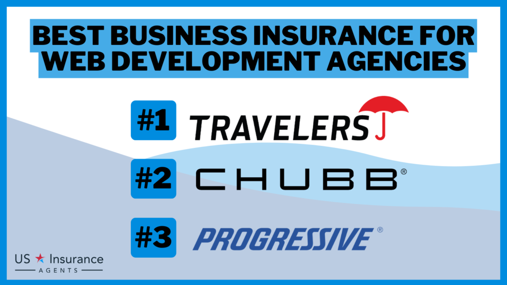 Travelers, chubb and Progressive: Best Business Insurance for Web Development Agencies 
