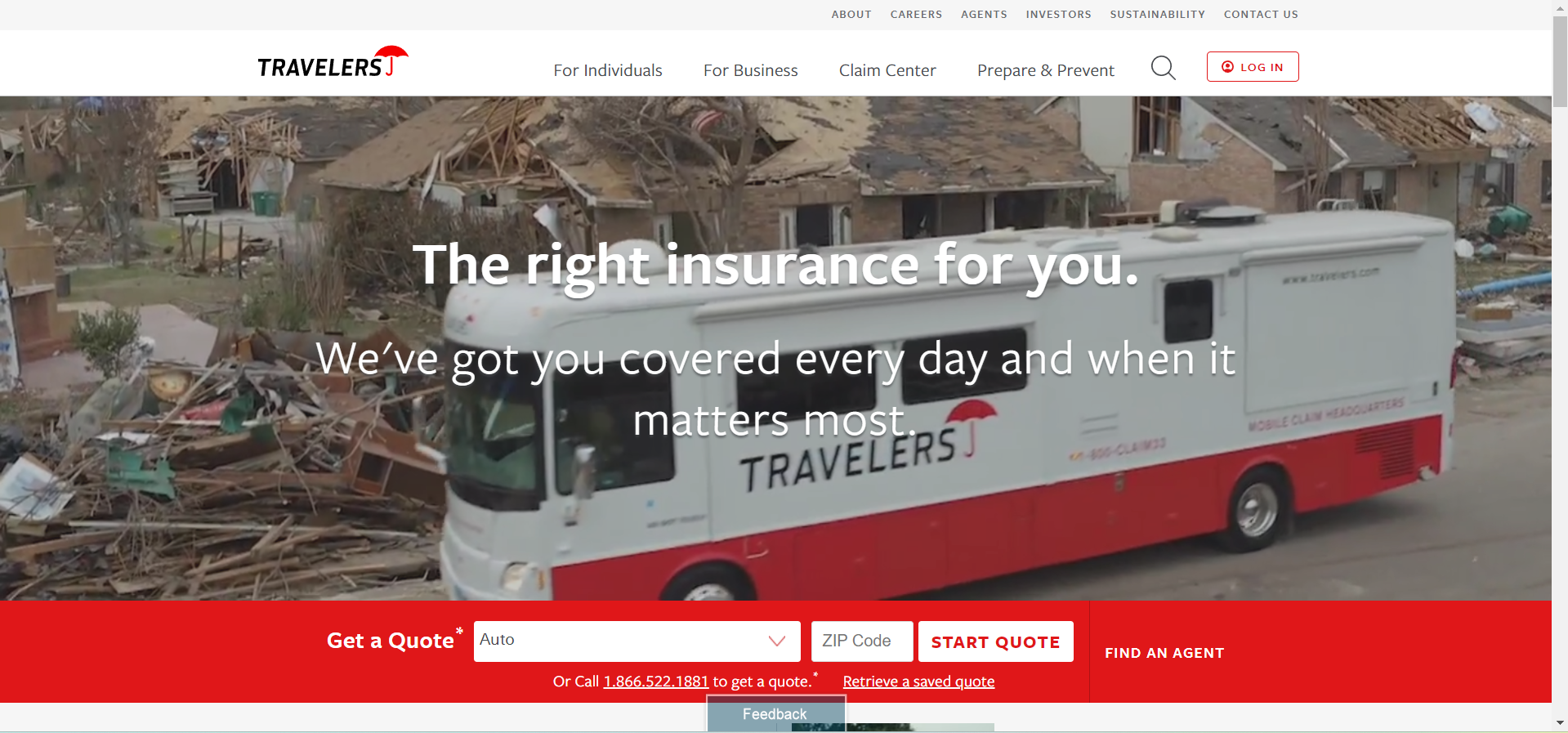 Travelers: Best Business Insurance for Web Development Agencies 